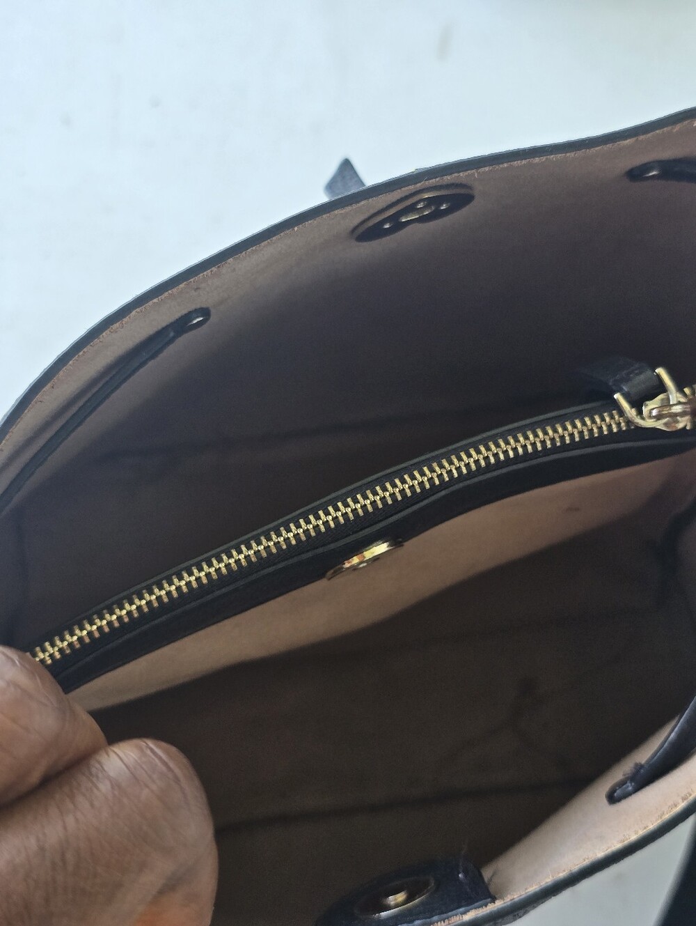 Kate Spade New York Black Pebbled Leather Shoulder Hobo Bag Spade Hardware 10x10 - Picture 15 of 16
